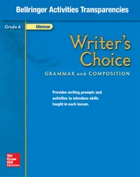 Writer's Choice, Grade 6, Bellringer Activities Transparencies