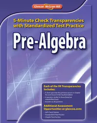 Pre-Algebra, 5-Minute Check Transparencies with Standardized Test Practice