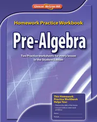 Pre-Algebra, Homework Practice Workbook