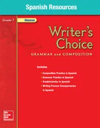 Writer's Choice, Grade 7, Spanish Resources