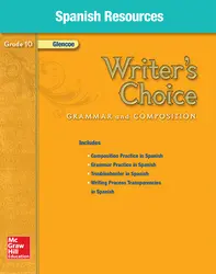 Writer's Choice, Grade 10, Spanish Resources