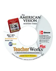 The American Vision: Modern Times, TeacherWorks Plus CD-ROM