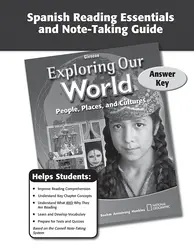 Exploring Our World, Spanish Reading Essentials and Note-Taking Guide Answer Key