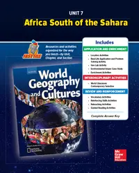 World Geography and Cultures, Unit 7 Resources Book