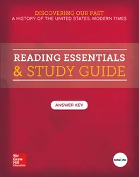 Discovering Our Past: A History of the United States, Modern Times, Reading Essentials & Study Guide Answer Key