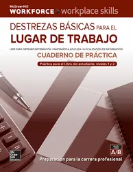 Workplace Skills Practice Workbook, Basic Skills for the Workplace (Spanish Edition), 10-pack