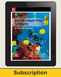 Cunningham, Environmental Science, 2018, 14e (AP Edition) AP advantage Digital Teacher Subscription, 1-year subscription
