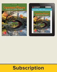 Hoeffner, Common Places: Bridge to College English, 2017, 1e, Standard Student Bundle, 1-year subscription