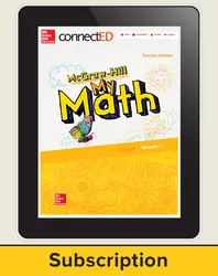 McGraw-Hill My Math, Teacher Center 6 Year Subscription Grade K