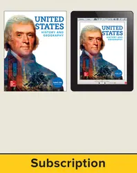 United States History and Geography, Student Suite with LearnSmart, 7-year subscription