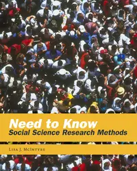 Need to Know: Social Science Research Methods
