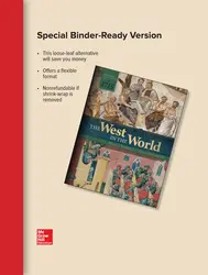 Looseleaf for The West in the World, Vol 1: to 1715