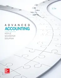 Advanced accounting hoyle 12th edition with connect plus