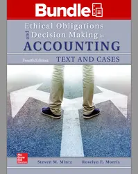 GEN COMBO LL ETHICAL OBLIGATIONS & DECISION MAKING IN ACCOUNTING; CONNECT AC