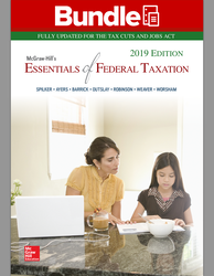GEN COMBO LL MCGRAWHILLS ESSENTIALS OF FEDERAL TAXATION 2019 CONNECT AC