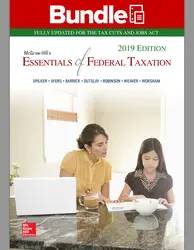 GEN COMBO LL MCGRAWHILLS ESSENTIALS OF FEDERAL TAXATION 2019 CONNECT AC