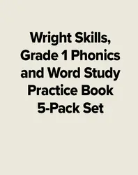 Wright Skills, Grade 1 Phonics and Word Study Practice Book 5-Pack Set