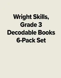 Wright Skills, Grade 3 Decodable Books 6-Pack Set