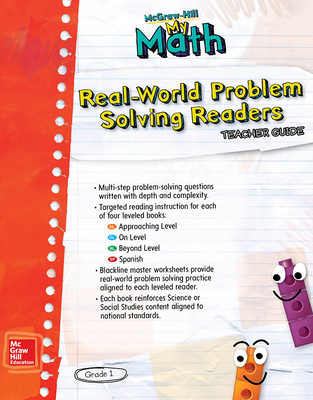 McGraw-Hill My Math, Grade 1, Real-World Problem Solving Readers Teacher Guide