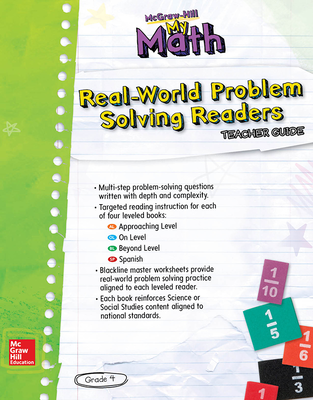 McGraw-Hill My Math, Grade 4, Real World Problem-Solving Leveled Reader Teacher Guide