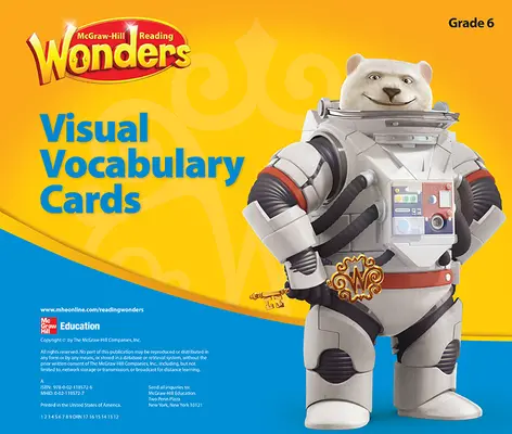 Reading Wonders, Grade 6, Visual Vocabulary Cards Reading Wonders, Grade 6, Visual Vocabulary Cards