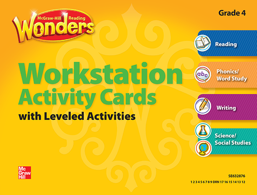Reading Wonders, Grade 4, Workstation Activity Cards Package