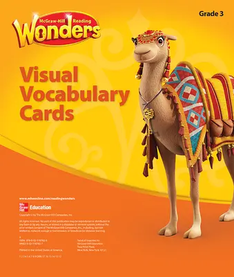 Reading Wonders, Grade 3, Visual Vocabulary Cards Reading Wonders, Grade 3, Visual Vocabulary Cards