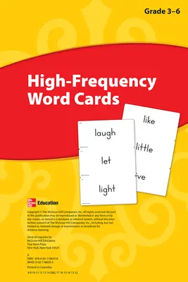 Reading Wonders, Grades 3-6, High Frequency Word Cards Reading Wonders, Grades 3-6, High Frequency Word Cards