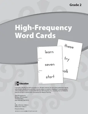 Reading Wonders, Grade 2, High Frequency Word Cards Grade 2 Reading Wonders, Grade 2, High Frequency Word Cards Grade 2
