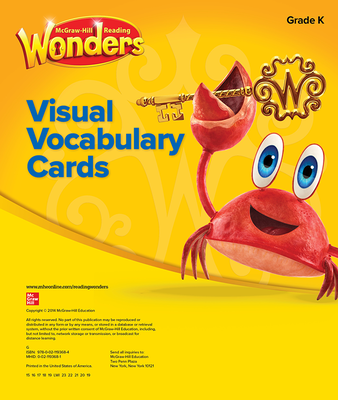 Reading Wonders Visual Vocabulary Cards Grade K