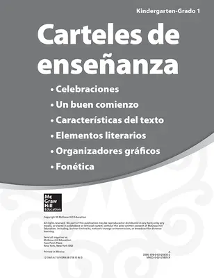 Lectura Maravillas, Grades K-1, Teaching Posters Lectura Maravillas, Grades K-1, Teaching Posters