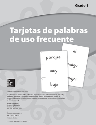 Lectura Maravillas, Grade 1, High Frequency Word Cards