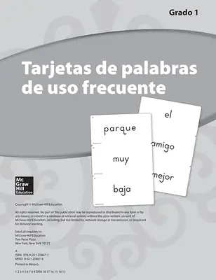 Lectura Maravillas, Grade 1, High Frequency Word Cards Lectura Maravillas, Grade 1, High Frequency Word Cards