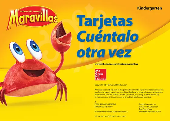 Lectura Maravillas, Grade K, Retelling Cards Lectura Maravillas, Grade K, Retelling Cards
