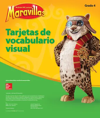 Lectura Maravillas, Grade 4, Visual Vocabulary Cards