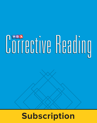 Corrective Reading Decoding (Grades 3-12), Online Student Subscription, 1 Year