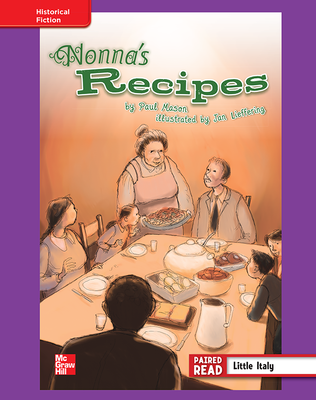 Reading Wonders, Grade 4, Leveled Reader Nonna's Recipes, ELL, Unit 6, 6-Pack