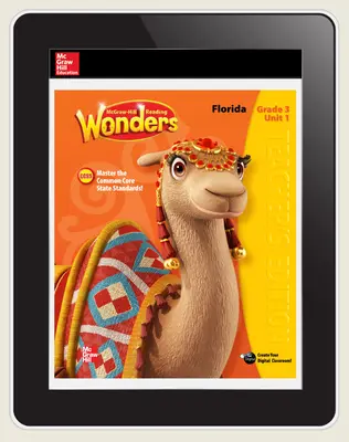 Reading Wonders Florida Student Workspace 1 Year Subscription Grade 3