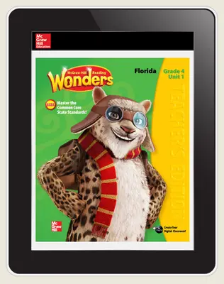 Reading Wonders Florida Student Workspace 1 Year Subscription Grade 4