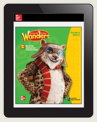 OKS Reading Wonders Student Online Workspace 1 Year Online Subscription Grade 4
