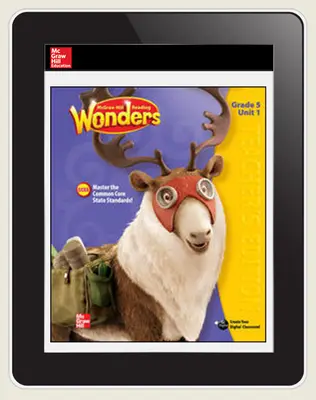 Reading Wonders Student Online Workspace 1 Year Online Subscription Grade 5