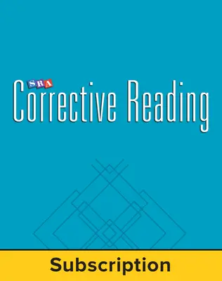 Corrective Reading Decoding Level B1, Core Connection Teacher Materials Package, 6-Year Subscription