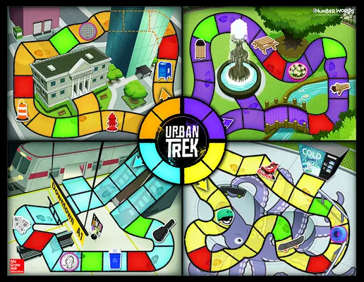 Number Worlds, Urban Trek Board Game