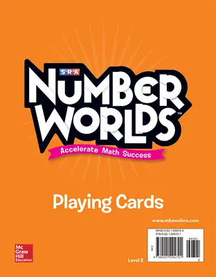 Number Worlds Level E Playing Cards Number Worlds Level E Playing Cards