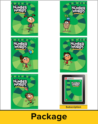 Number Worlds Level D, Student Materials Bundle (5 students, 1-year)