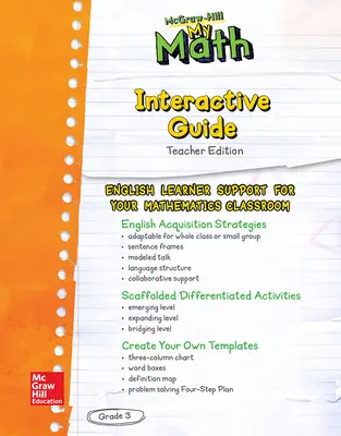 MH My Math ELD TE Grade 3 MH My Math ELD TE Grade 3