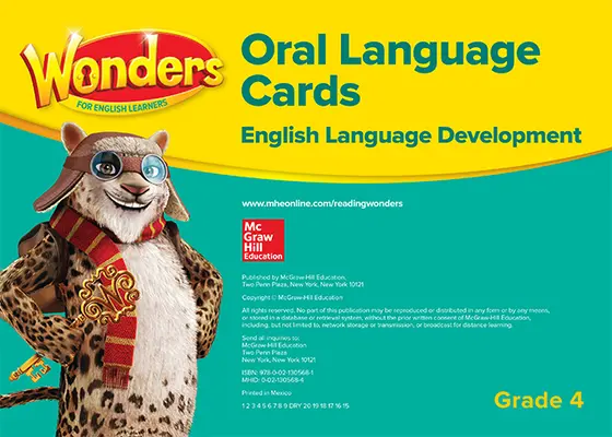 Wonders for English Learners G4 Oral Language Cards Wonders for English Learners G4 Oral Language Cards