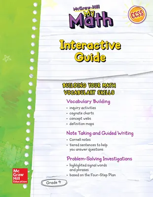 MH My Math ELD SE Grade 4 MH My Math ELD SE Grade 4