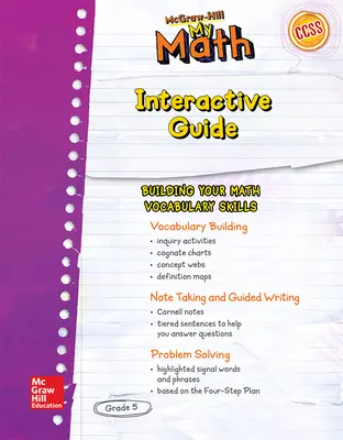 MH My Math ELD SE Grade 5 MH My Math ELD SE Grade 5