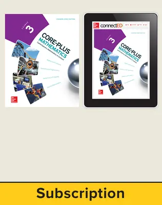 Core-Plus Mathematics Course 3, 1-year Teacher Bundle